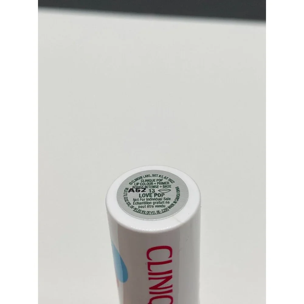 3 Clinique Pop Lip Colour + Primer Lipsticks in the shade 13 Love Pop
